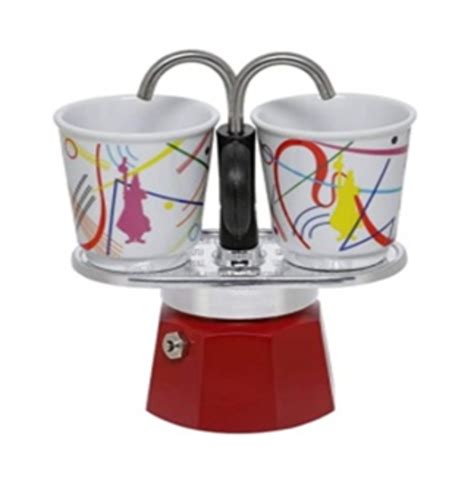 Bialetti Mini Express Cups Espresso Maker Red Espresso Club Egypt