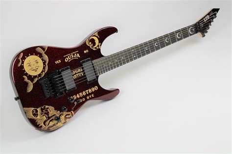 ESP LTD Kirk Hammett Signature Ouija Limited Edition 2019 Red Sparkle W