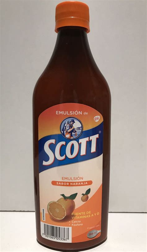 Scott Emulsion Orange Flavored Vitamins A D Emulsion Scott Naranja