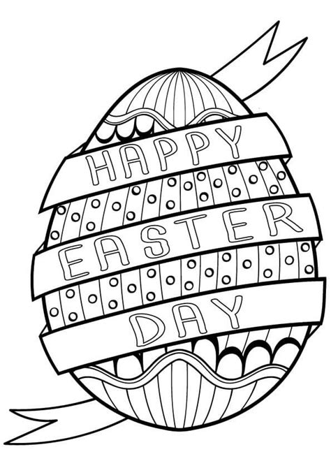 Fancy Easter Egg Coloring Pages Coloring Pages