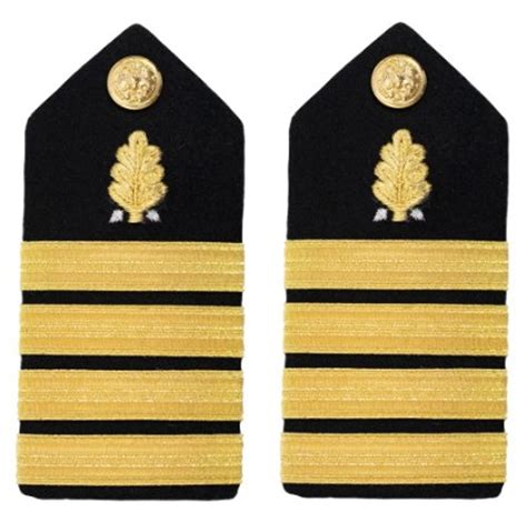 Navy Captain Hard Shoulder Board Dental Corps