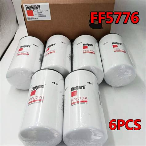 6 Pack Fleetguard FF5776 Fuel Filter Fit For FF5776 ISX 2893612 Cummins