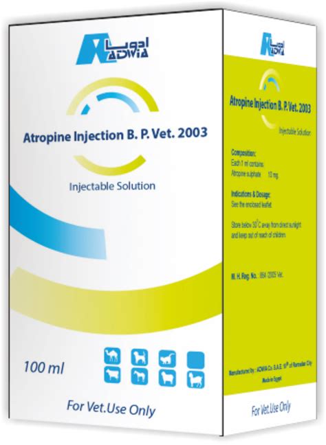 Adwia - Atropine Injection B.P. Vet. 2015