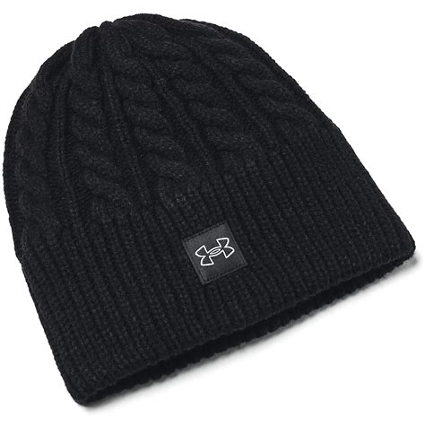 Under Armour Womens Halftime Cable Knit Beanie Academy