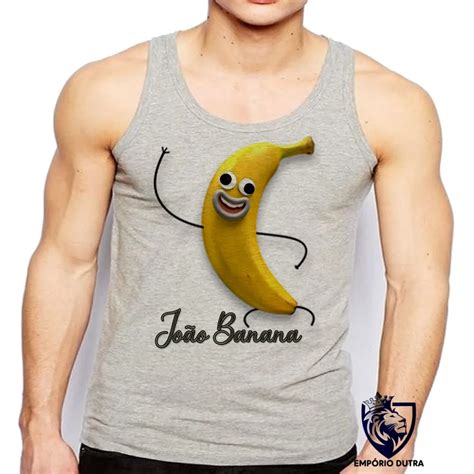 Emporio Dutra Camiseta Regata Adulto Ou Infantil Jo O Banana Desenho