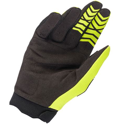 Alpinestars Full Bore Textile Gloves Yellow Fluo Black Free Uk