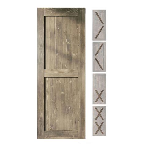 HOMACER 36 In X 80 In 5 In 1 Design Classic Gray Solid Natural Pine