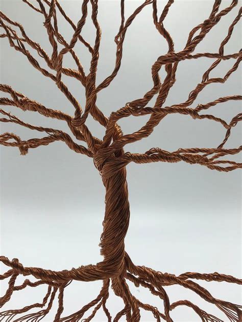 Inch Handmade Copper Wire Tree Of Life One Of A Kind