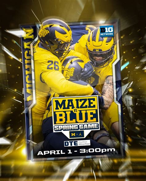 Michigan Football On Twitter No Fooling Our Spring Game Will Begin