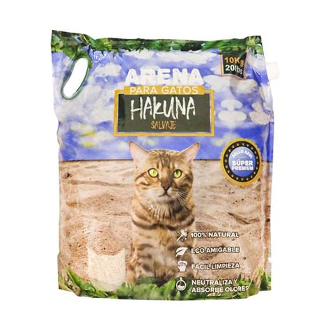 Hakuna Sello Azul Arena Aglomerante Super Premium Laika Mascotas