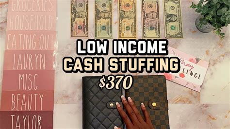 Cash Envelope Sinking Funds Stuffing Low Income May Paycheck