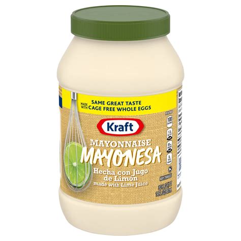 Kraft Real Mayo With Lime - Shop Mayonnaise & spreads at H-E-B