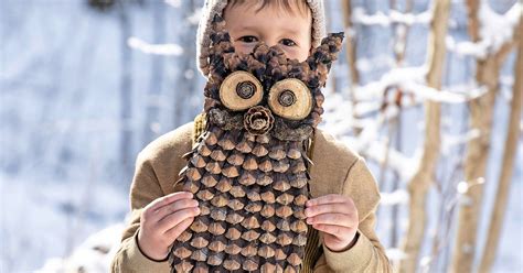 Fabriquer Un Hibou En Pommes De Pin Avec Les Enfants Marie Claire