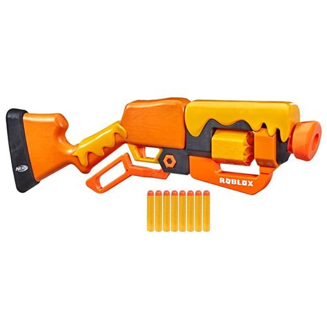 Nerf Roblox Adopt Me!: BEES! Lever Action Blaster, 8 Nerf Elite Darts ...