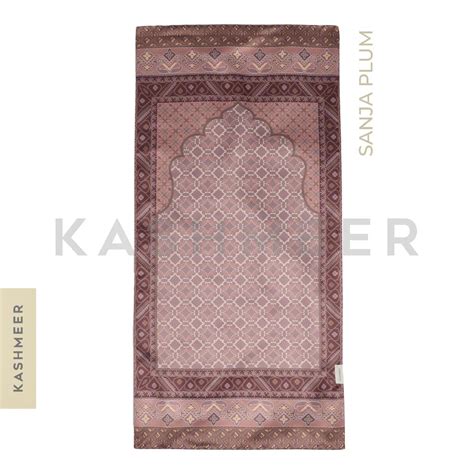 Jual Sajadah Travel Kashmeer Satin Series Sajadah Cantik Hampers