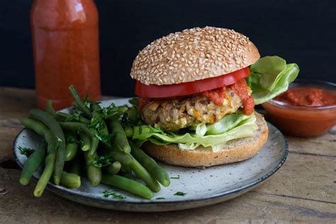 Veganer Burger F R Unseren Healths Kitchen Tag Deutschland Is S T Vegan