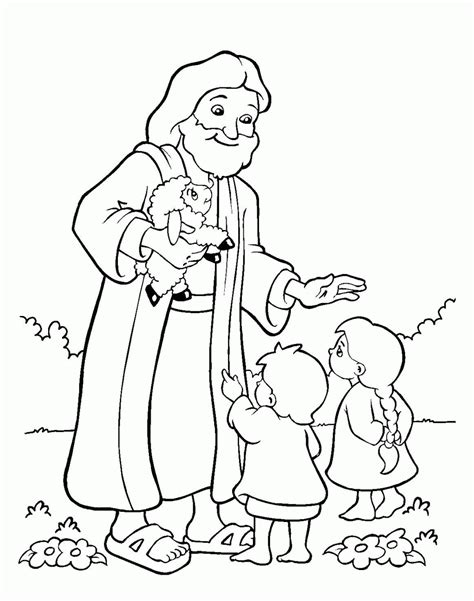 Sunday School Free Printable Coloring Pages - Coloring Home