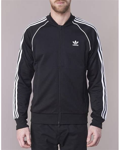 Adidas Sst Tt Tracksuit Jacket In Black For Men Save 35 Lyst