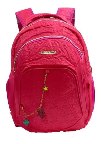 Mochila De Costas Escolar Juvenil Fiorella Sotti Bpf