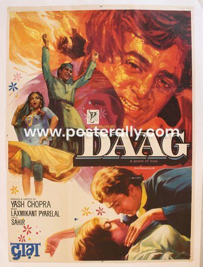 Buy Daag 1973 Original Bollywood Movie Poster | Original Bollywood Posters for sale online | Buy ...