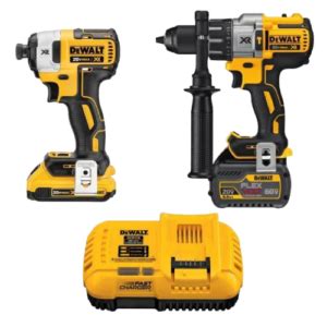 Kit Taladro Percutor Atornillador De Impacto Dewalt Demaco