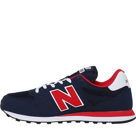 Buy New Balance Mens 500 Trainers Navyred