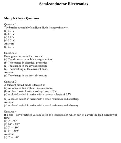 Samacheer Kalvi Th Physics Guide Chapter Semiconductor Electronics