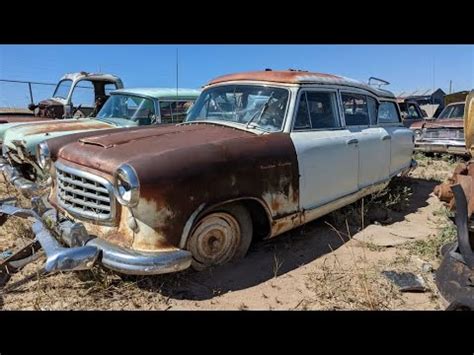 Junked Hudson Rambler Custom Cross Country Station Wagon 1955 Slideshow