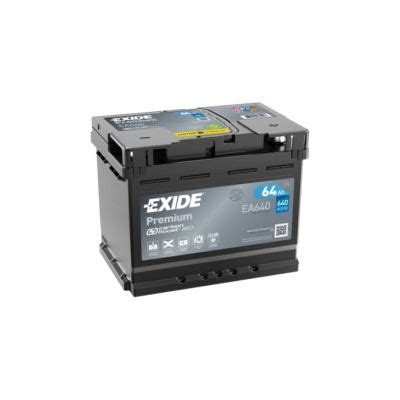 BATTERIE EXIDE PREMIUM EA640 12V 64AH 640A Batteries Auto Voitures