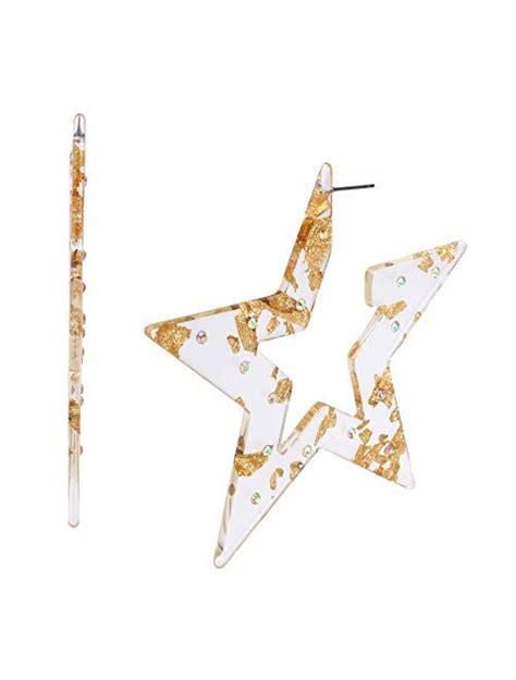 Buy Betsey Johnson Celestial Star Hoop Earrings Online Topofstyle