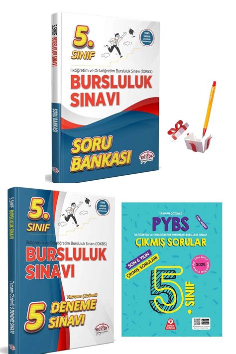 Editör Yayınevi 2024 5 Sınıf Bursluluk Sınavı Soru Deneme ve Son 6 Yıl