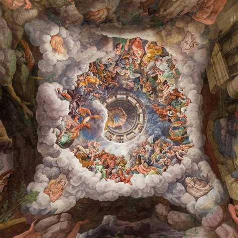 Chamber Of The Giants Ceiling Painting By Giulio Romano Fine Art America