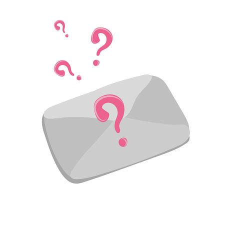 Hand Drawn Envelope With Question Mark Vector Art At Vecteezy