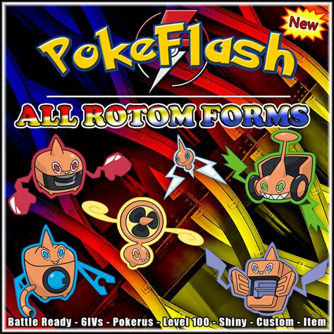 All Rotom Forms - Sword and Shield / Brilliant Diamond and Shining ...