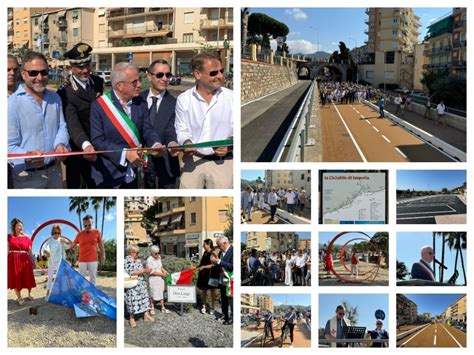 Imperia Taglio Del Nastro Per La Ciclabile Di Borgo San Moro Claudio