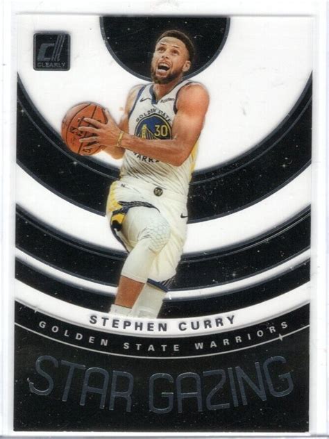 Panini Clearly Donruss Star Gazing Stephen Curry Free Shipping