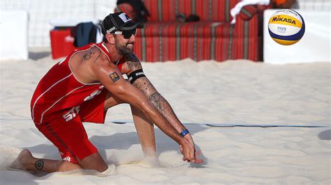 Doppler Horst In Doha Im Achtelfinale Sport Mix Beachvolleyball