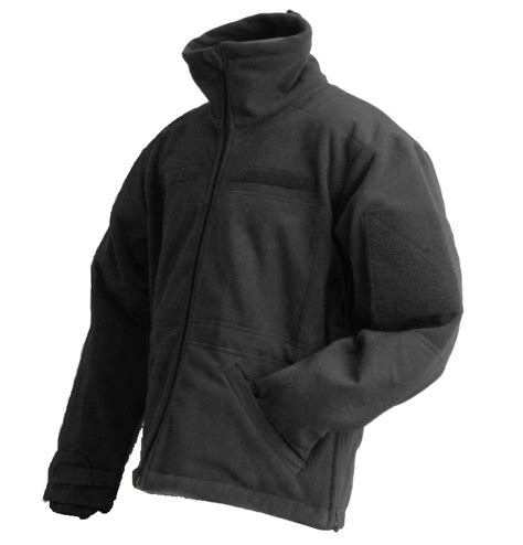 MIL TEC Fleecejacke Windproof SCHWARZ