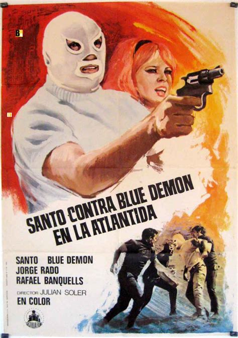 SANTO CONTRA BLUE DEMON EN LA MOVIE POSTER SANTO CONTRA BLUE