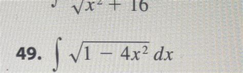 Solved i need help for how to do the trig sub when | Chegg.com