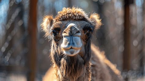 Bactrian Camel Portrait Funny Expression Background, Camel, Bactrian ...