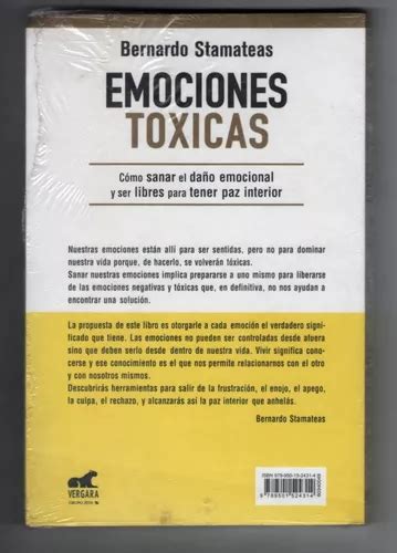 Emociones Toxicas Bernardo Stamateas Vergara MercadoLibre