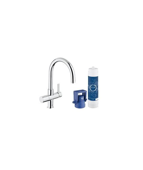 Bateria Kuchenna Z Filtrem Do Wody Zestaw Startowy Grohe Blue Pure