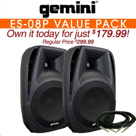 Gemini DJ Speakers | DJ Audio | Chicago DJ Equipment | 123DJ