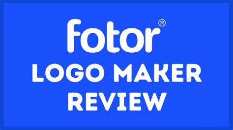 Fotor Logo Maker Review & Tutorial - Design Hub