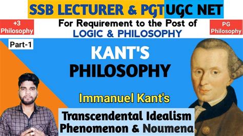 Kant S Philosophy Transcendental Idealism Phenomenon Noumenon Ssb