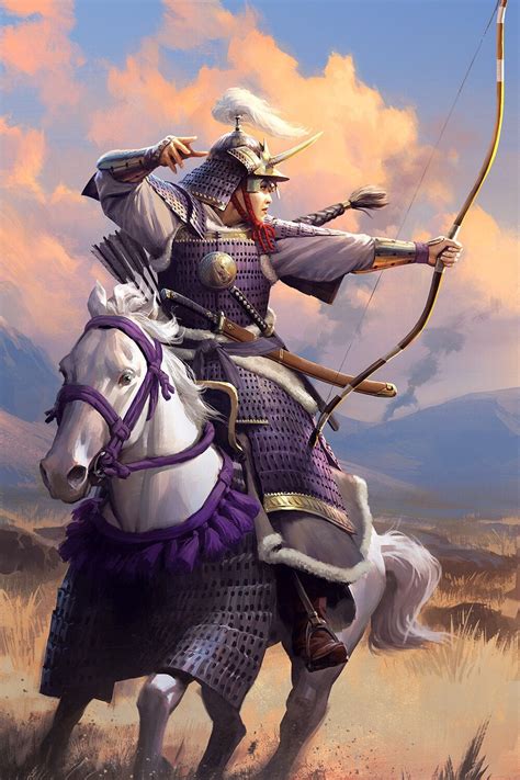 L5r Clan Champion Shinjo Altansarna Unicorn Clan By Darren Tan Imaginasian