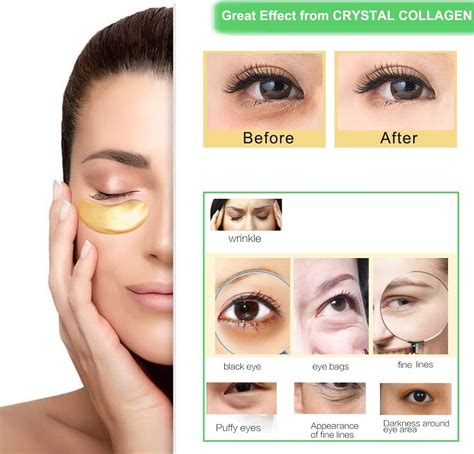 Pairs Crystal Collagen K Gold Under Eye Gel Pads Anti Aging