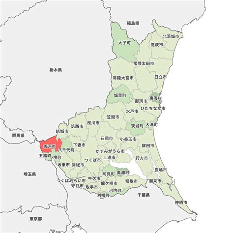 茨城県古河市の地図 Map It マップ・イット