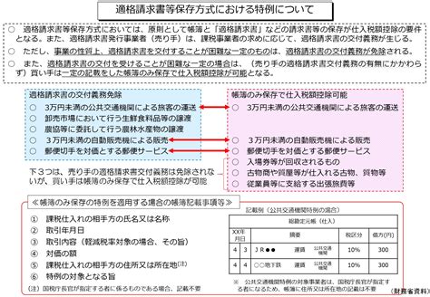 適格請求書等保存方式（インボイス制度） 日本税理士会連合会